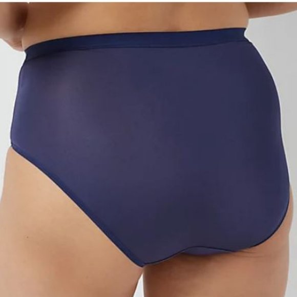 Breezies Set of 4 Silky Knit Hi-Cut Brief Panties - Picture 2 of 3